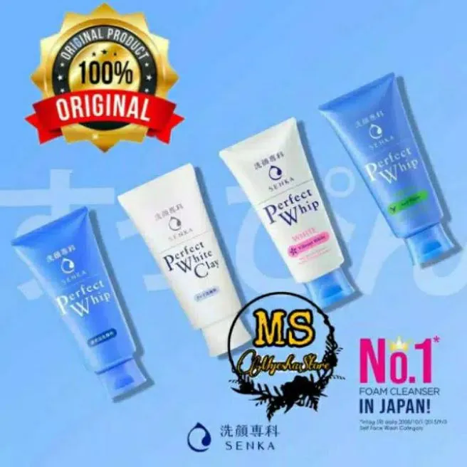 SHISEIDO SENKA Perfect whip White 50gr / Facial Wash / Facial Foam JEPANG / Paling Murah