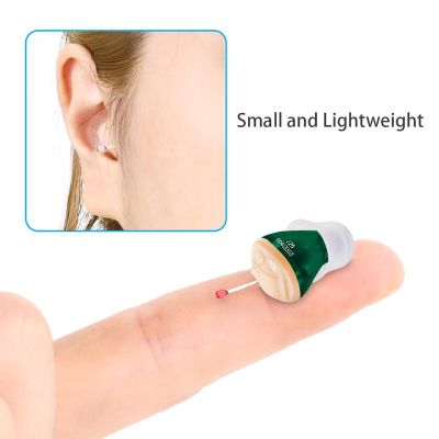 ZZOOI Invisible Hearing Aid MINI Audifonos Ear Sound Amplifier J25 Hearing Aids for Elderly/Deaf Hearing Amplifier