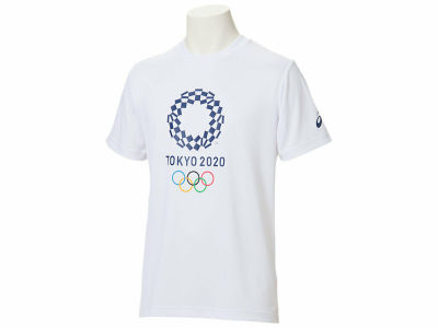 Asics Tokyo 2021 Olympic Games Emblem Tshirt Tee Cropping Back Print New Japan