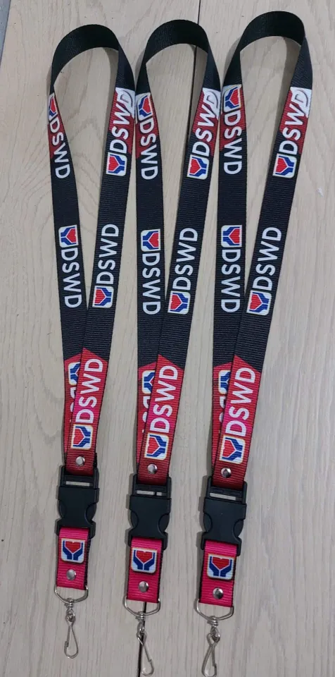 LANYARD, RED/BLACK, UL