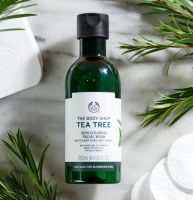 The Body Shop Tea Tree Skin Clearing Facial Wash 250ml เจลล้างหน้าสูตรอ่อนโยน ทำความสะอาดอย่างล้ำลึกถึงรูขุมขน ขจัดน้ำมันส่วนเกิน คราบสกปรกและเครื่องสำอางค์