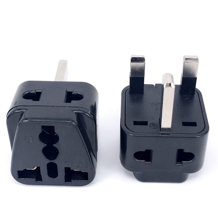 2 in 1 Universal to UK Plug Adapter Travel to UK/Hong Kong Type G