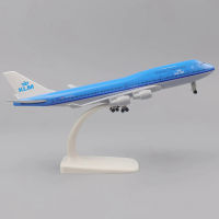 KKMetal เครื่องบินรุ่น20เซนติเมตร1:400ฮอลแลนด์ B747โลหะจำลองวัสดุโลหะผสมที่มี L Anding Gear เครื่องประดับของเล่นเด็กเด็ก Giftsq11