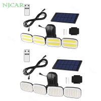 NJ WORLD SR ไฟ Solar Cell สปอร์ตไลท์ ไฟโซล่าเซลล์ พลังงานแสงอาทิตย์ หมุนพับได้