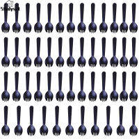 Studyset IN stock 100pcs Mini Dessert Spoons Multipurpose Disposable Plastic Spoon Party Supplies For Weddings Picnics Showers