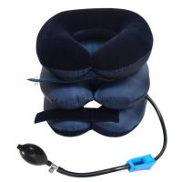 Neck Stretcher Inflatable Support 3 Tubes Air Cervical Traction House Devices Orthopedic Massage Pillow Health Care