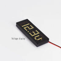 DIY รถนาฬิกาตั้งเวลาโวลต์มิเตอร์อุณหภูมิ LED Dot Matrix นาฬิกา Rx8025 DC 4-25โวลต์นาฬิกาปรับความสว่างอัตโนมัติ