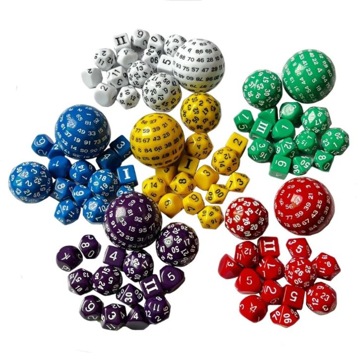 flate-15pcs-อะคริลิค-ชุดลูกเต๋า-d3-d100-polyhedral-ลูกเต๋าเกม-ของใหม่-สีแดงสีฟ้าสีม่วง-ลูกเต๋าหลายด้าน-เกมเกม