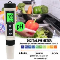 4 In1 H2/PH/ORP/TEMP Meter Water Quality Monitor Tester For Pools  Drinking Water Aquariums Hydrogen-Rich Water Measuring Pen