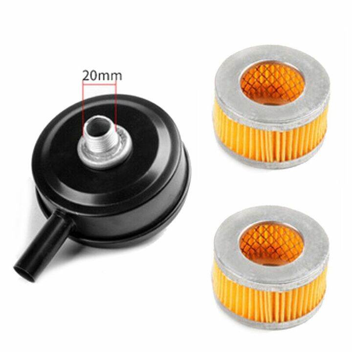 Toolstar 20mm Thread Metal Air Compressor Intake AirFilter Muffler