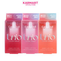 Cathy Doll  ทรีโอคัลเลอร์เซรั่ม 15ml เนื้อเซรั่มทาได้ทั้งตา แก้ม ปาก บางเบา เกลี่ยง่าย