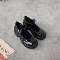 Japanese Mary Jane womens platform JK uniform shoes 2020 New lolita muffin small leather shoes all-matching chunky heel