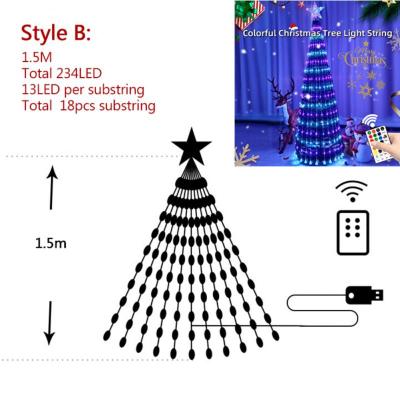 LED Christmas String Light USB Colorful Xmas Tree Decoration Waterproof Fairy Lamp Ambient Light For Home Party Wedding Decor