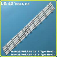 แถบไฟแบคไลท์ Led 10ชิ้นสำหรับ Lg Innotek Pola2.0 42Quot; T420hvn05.0ทีวี T420hvn05.2 42ln5758 42ln5406-Za 42ln5460 42ln575s 42ln5750