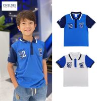 Chelsee เสื้อโปโล เด็กผู้ชาย แขนสั้น รุ่น 127868 ปักลาย อายุ 3-11 ปี ผ้า 100%Cotton เสื้อผ้าเด็กโต เสื้อโปโลเด็ก