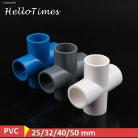 ﹍☎✥ 1pc 25mm 32mm 40mm 50mm PVC Pipe Cross Connector Garden Irrigation System Parts Water Pipe 4 Way Adapter Fish Tank Supplies