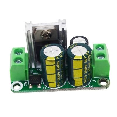 【YF】▥  CKCS regulated power supply module 5V 9V 12V 15V 24V rectifier filter board 7805/ 7809 / 7812/ 1A for audio Amplifier