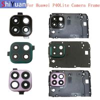 Rear Back Glass with Bezel Frame Holder P40 Repair Spare Parts