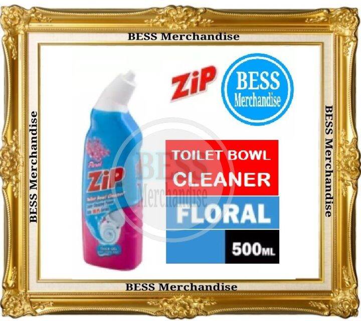 ZIP Toilet Bowl Cleaner FLORAL 500ml Lazada