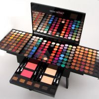 ❃✇ Miss Rose Professional 180 Color Eyeshadow Blush Cosmetic Foundation Face Powder Makeup Sets Eye Shadows Palette