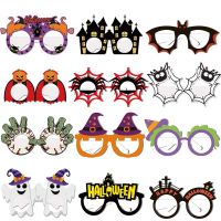 【HOT】✕✾ Paper Glasses Witch Bat Pumpkin Kids Photo Props Supplies 2023 Day