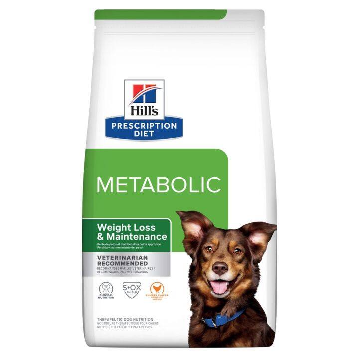 [ ส่งฟรี ] (หน้าใหม่)Hills Canine Metabolic อาหารสำหรับสุนัขที่มีน้ำหนักเกินมาตรฐาน 3.5 kg.