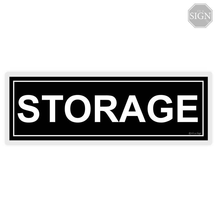 Storage Sign - Laminated Signage - 4 x 11 inches | Lazada PH