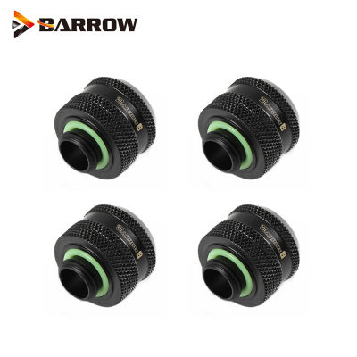 4pcs Barrow Black ,Silver ,White ,Gold G14" 12mm14mm16mm Hard Tube Hand Compression Fittings,Upgrade,Seller Highly Recommend