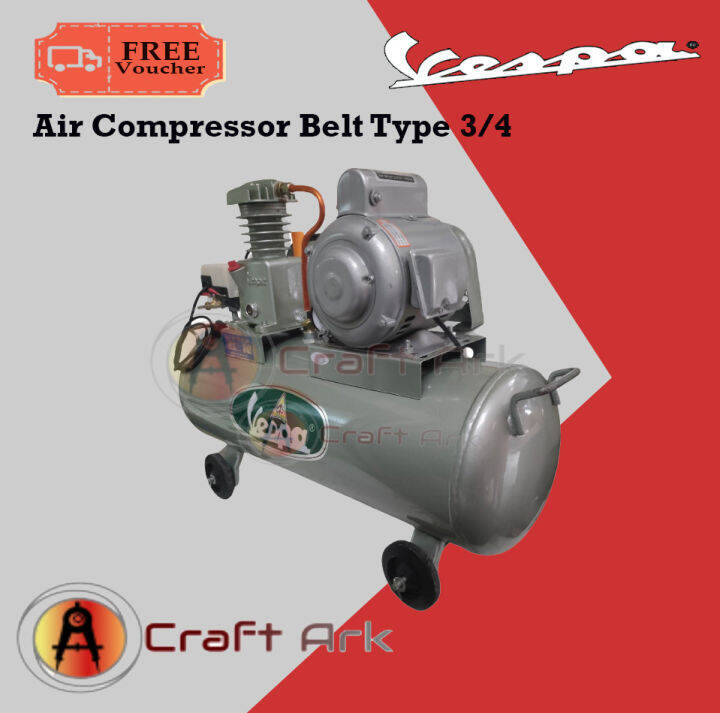 Vespa Air compressor Belt Type 1/4 Hp Lazada PH
