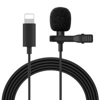 Professional Lavalier Lapel Microphone with Clip for /Recording/Interview/Video Conference/Voice Dictation