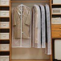 Dustproof Clothes Hanging Organizers Bag Non-Woven Suit Coat Storage Dust Covers Wardrobe Storage Clothing Dress Protector Pouch Wardrobe Organisers