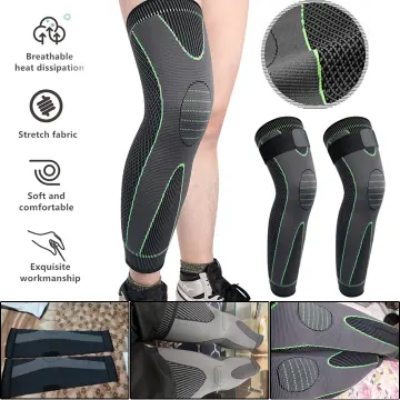 Shop Knee Compression Support Knee Brace Long Full Leg Support Protector  Arthritis Fitness Running Mtb Bike Cycling Knit Knee Sleeve Basketball  Volleyball Knee Pads Outdoor Sports Leggings Extended Warm Knee Pad with
