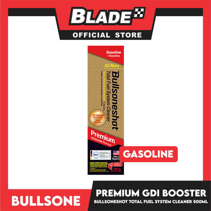 Bullsoneshot Premium Total Fuel System Cleaner, 2X Cleaning Performance
