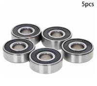 2 ชิ้น 6201 RS ( 12 x 32 x 10 mm.) NNN HCH KNB ball bearing 6201-DD แบริ่งส์ เม็ดกลม ฝายาง = 2 ตลับ 6201-2RS