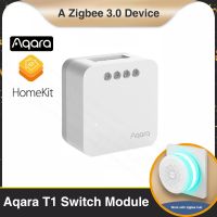 QSR STORE Aqara T1 Switch module Single Chiannel Relay Controller Wireless Zigbee 3.0 with / No Neutral Smart home Timers Supports Homekit