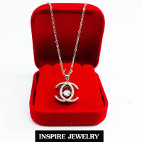 INSPIRE JEWELRY  จี้กังหันล้อมเพชร  หรือจี้แฟชั่นแบบต่างๆ