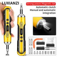 LUXIANZI Cordless Electric Screwdriver Set 6.8V Power Tool Household Combination Rechargeable Battery Mini Drill Magnetic Bit