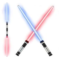 ❇ 2 Pcs Lightsaber Toys For Children Saber Luminous Jedi Sabre Laser Sword Light Up Led Flashing Lightstick Glow In The Dark Gifts