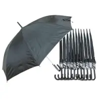 ROM ร่มกันแดด ร่มดำ22นิ้ว ( 1โหล )ทำจากเหล็กสีดำ ซี่ลวดดำ(Ribs) : 8 ก้าน ร่มกันฝน  Umbrella