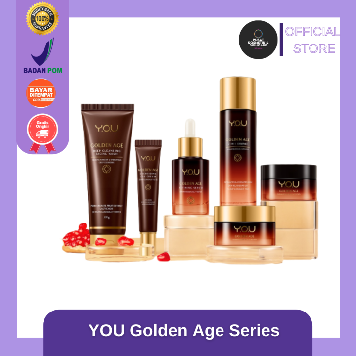 YOU Golden Age Series Deep Cleansing Facial Wash Age Refining Serum
