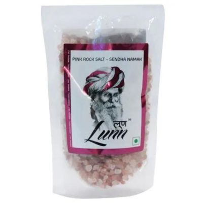 🔖New Arrival🔖 ลุนน์ เกลือชมพู เม็ดหยาบ เเบบถุงเติม 100 กรัม - Lunn Pink Rock Salt refill pouch 100g 🔖