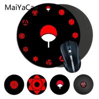 Naruto Itachi Uchiha logo DIY Design Pattern Game Round Mousepad gaming Mouse pad Rug For Laptop Notebook gamer desk pad