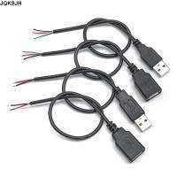 JQKSJH 5pcs 30cm USB 2.0 5V สายชาร์จไฟ 2/4พิน ตัวเชื่อมต่อขยาย สายเคเบิล USB สายชาร์จไฟ การส่งข้อมูล แหล่งจ่ายไฟฟ้า