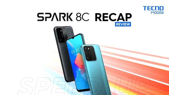 TECNO Spark 8C Ram 4+3/64GB 90 Hz High Refresh Rate 13MP AI Dual ...