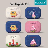 Romoss เคสหูฟังสำหรับ Airpods Pro รุ่นไร้สายบลูทูธหูฟังกล่องเคลือบการ์ตูนน่ารัก