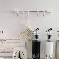 Japanses Style Towel Hook for Bathroom Kitchen Wall Mounted 5 Hooks Keys Bags Hanger Stainless Steel Decorative Storage Rack