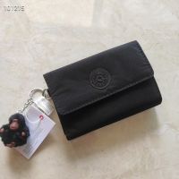 top●【พร้อมส่ง】Kiplingˉ Pixi series mens Three fold Short wallet women purse card holder
