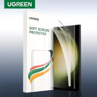 UGREEN 2ชิ้นป้องกันหน้าจอสำหรับ S Amsung G Alaxy S23 S22อัลตร้าเต็มปกภาพยนตร์ไฮโดรเจลป้องกันศัพท์ป้องกันหน้าจอ