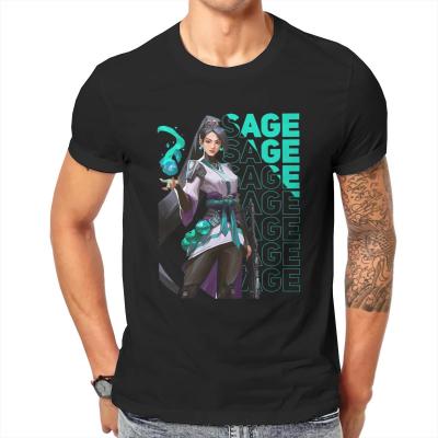 VALORANT Game Sage T Shirt Classic Fashion High Quality Tshirt Large O-Neck Men Clothing