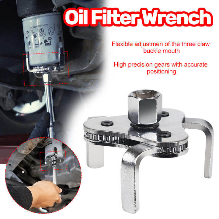 OHO Universal Oil Filter Wrench Adjustable Install Uninstall Auto ...